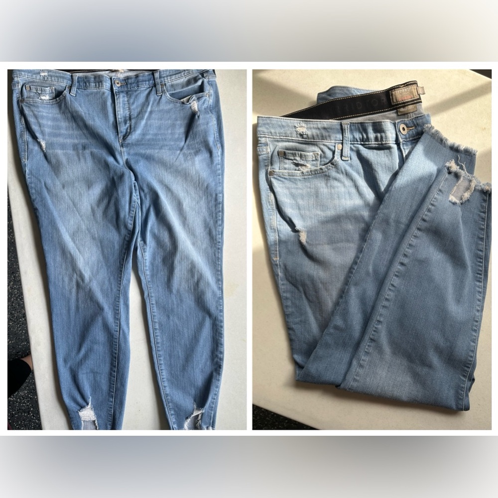 Torrid Light Blue Distressed Women's Jeans